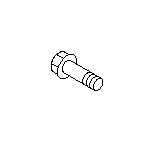 901000238 - Subaru Flange bolt. Pb000810 bolt flange ...